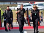 (L to R): Graeme Lowdon (GBR) Cadillac Formula 1 Team, Team Principal with Laura Marchant (GBR) Cadillac Formula 1 Team Executive Assistant.
29.03.2026