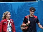 (L to R): Alicia Torriani with her boyfriend Oliver Bearman (GBR) Haas F1 Team.
03.05.2026