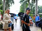 
(L to R): Isabella Bernardini (BRA) with her boyfriend Gabriel Bortoleto (BRA) Audi F1 Team. 
03.05.2026