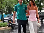 (L to R): Lance Stroll (CDN) Aston Martin F1 Team with his girlfrien Yael Shelbia (ISR) Model and Actress.
03.05.2026