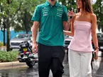(L to R): Lance Stroll (CDN) Aston Martin F1 Team with his girlfrien Yael Shelbia (ISR) Model and Actress.
03.05.2026