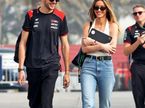 (L to R): Esteban Ocon (FRA) Haas F1 Team with his girlfriend Flavy Barla (FRA).
18.02.2026