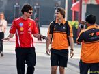 (L to R): Charles Leclerc (MON) Scuderia Ferrari with Oscar Piastri (AUS) McLaren F1 Team.
20.02.2026