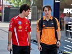 (L to R): Charles Leclerc (MON) Scuderia Ferrari with Oscar Piastri (AUS) McLaren F1 Team.
20.02.2026