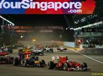 Старт Гран При Сингапура 2010