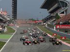 Старт Гран При Испании 2011