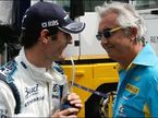 Марк Уэббер и Флавио Бриаторе
