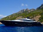 Яхта Кими Райкконена у берегов острова Менорка