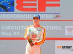 Константин Терещенко на подиуме гонки Euroformula Open в Эшториле
