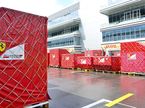 Грузы команды Ferrari на Сочи Автодроме