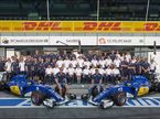 Команда Sauber. Групповое фото в Монце