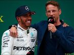 Льюис Хэмилтон и Дженсон Баттон. Интервью на подиуме