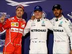 Себастьян Феттель, Валттери Боттас и Льюис Хэмилтон