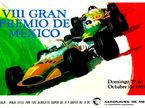 Официальный постер Гран При Мексики 1969 года