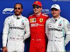 Льюис хэмилтон, Шарль леклер и Валттери Боттас