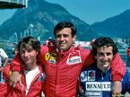 Рене Арну, Патрик Тамбэ и Ален Прост, 1983 год