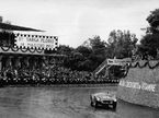 Эмилио Джилетти за рулём Maserati на трассе Targa Florio, 1953 год