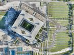 Вид строительной площадки вокруг Hard Rock Stadium с воздуха, фото пресс-службы Гран При Майами