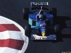 Норберто Фонтана за рулём Sauber на Гран При Франции 1997 года