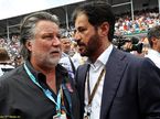 Майкл Андретти и президент FIA Мохаммед бен Сулайем на Гран При Майами