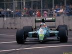 Иван Капелли за рулём Leyton House CG901, 1990 год