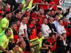 Коллективное фото команды Ferrari после победного Гран При Великобритании, фото XPB