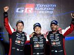 Победители гонки в Себринге – Майк Конвей, Камуи Кобаяши и Хосе-Мария Лопес, фото пресс-службы Toyota
