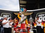 Джозеф Ньюгарден празднует победу в Indy 500, фото пресс-службы Team Penske