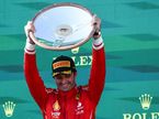 Карлос Сайнс на подиуме в Мельбурне, фото XPB