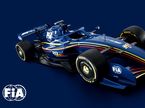 Изображение машины 2026 года, представленной FIA