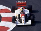 Айртон Сенна за рулём McLaren MP4/7A, 1992 год, фото XPB