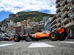 McLaren Оскара Пиастри на трассе в Монако, фото XPB