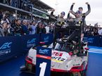 Экипаж Cadillac номер 12 празднует дебютную победу, фото пресс-службы WEC