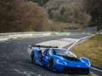 Ford GT Mk IV во время рекордного заезда на Нюрбургринге, фото Ford