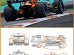 Машина McLaren на Гран При Майами, фото XPB и FIA