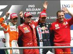 Подиум Гран При Бельгии