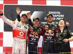 Подиум Гран При Сингапура