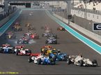 Старт гонки GP2 в Абу-Даби
