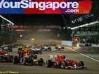 Старт Гран При Сингапура, 2010 год