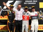 Подиум Гран При Канады