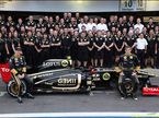 Групповая фотография Lotus Renault GP в Интерлагосе