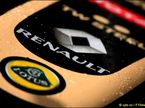 Логотип Renault на машине Lotus F1 Team