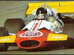 Дэйв Чарльтон за рулем Brabham BT33 на трассе в Кялами, 1971 год