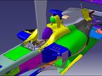 Компьютерное моделирование машины Формулы 1, иллюстрация Adess AG