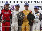 Подиум воскресной гонки Формулы Renault 3.5