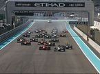 Старт гонки GP2 в Абу-Даби