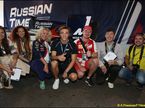 Победители конкурса F1News.Ru с пилотом Russian Time Артёмом Маркеловым