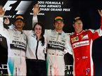 Подиум Гран При Абу-Даби