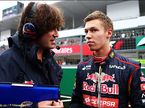 Даниил Квят и Марко Матасса, его гоночный инженер в Toro Rosso