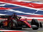 Роберт Шварцман за рулём Ferrari F1-75 на трассе в Остине